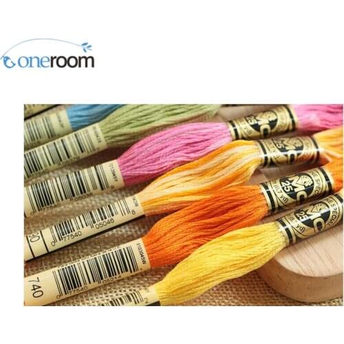 Embroidery threads,DMC thread ,200pcs of original DMC cotton thread,true and real DMC cotton floss,full colors
