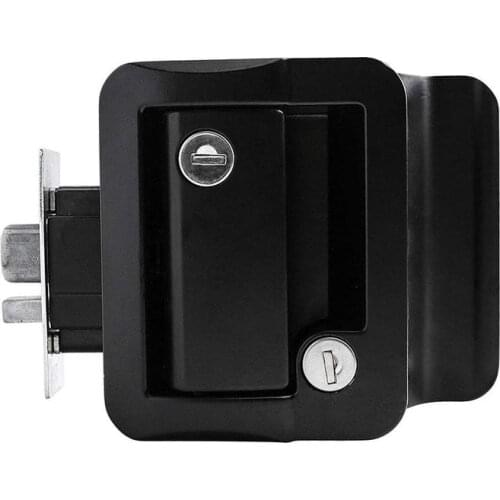 New RV3 Entry Door Lock Handle Knob Deadbolt Camper Travel Trailer Latch Key Caravan Panel Lock 3 Color Can Choose