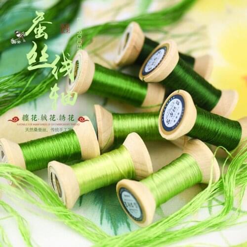 New Item Chinese 100% Silk Embroidery Thread Yarn embroidery floss for Sewing Article Wooden packing