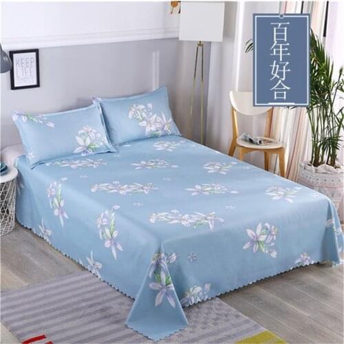 Skin-friendly bed sheet, single bed, single sanded bed sheet, student bed sheet, dormitory bed sheet, single bed sheet