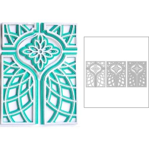 2020 New Rectangle Layering Background Embossing Metal Cutting Dies For DIY Scrapbooking Layered Greeting Card Making No Stamps