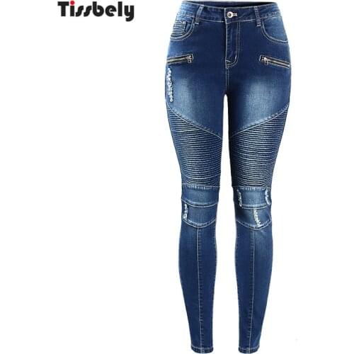 Tissbely Womens Stretch Jeans