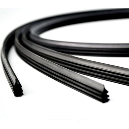 2 pieces/batch of universal soft rubber wiper blades for SsangYong Actyon Turismo Rodius Rexton Korando For KIA RIO Ceed For VW