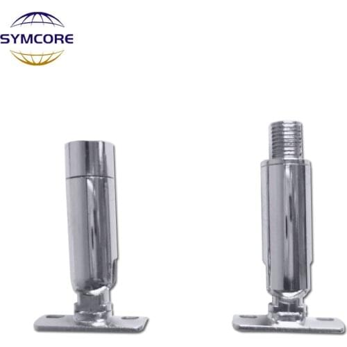 2pcs Universal head outer teeth inner teeth M10 M8 steering head lamp universal hinge shaped hose fixed base bracket