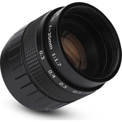 35mm f/1.7 Closed Circuit TV Television Lens Photography Camera Accessory teleconvertidor para camcorders professional