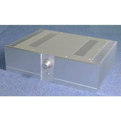 WA77 All aluminum amplifier chassis / Preamplifier case / AMP Enclosure DIY box (430 *120*315mm)