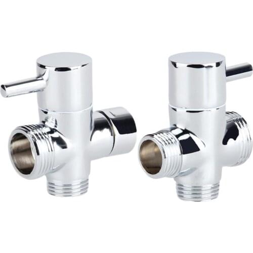 Bronze Valve 3 Way Way Water Separator Shower t Adjustable Diverter For Bathroom Valve Valve Adapter Head Accessories W5L7