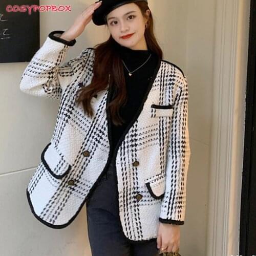 COSYPOP BOX Women's White Jackets