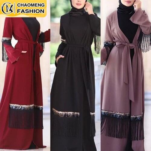 Dubai Abaya Kimono Turkish Islamic Clothing Muslim For Women Caftan Marocain Kaftan Ramadan Arab Modest Robe Coat Namaz Elbise