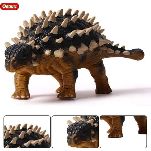 Oenux Jurassic Simulation Ankylosaurus Dinosaurs Action Figures Saichania Herbivore Dinosaur Brinquedo Collection Toy For Kids