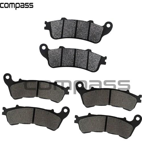 Front and Rear Brake Pads for Honda VFR800 VFR 800 Interceptor 06-13 XL1000 XL1000V Varadero 04-11 ST1300 ST 1300 08-13