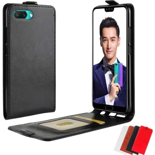 Magnetic Case for Huawei Honor 10 Flip Leather Cover Honor 10 TPU Silicone Shell 5.84 Phone Case with Card Slot Funda Coque