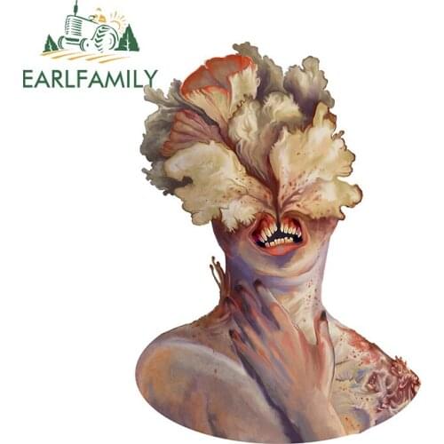 EARLFAMILY 13cm x9.4cm for Strange Portrait Car Refrigerator Stickers Funny Decal Waterproof Personality Creative Decor