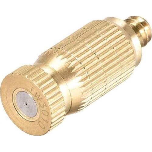 High Pressure Spray Misting Nozzle 10/24UNC Anti-drip Fogging Spray Head Misting System Nozzle for Landscaping Outdoor Cooling
