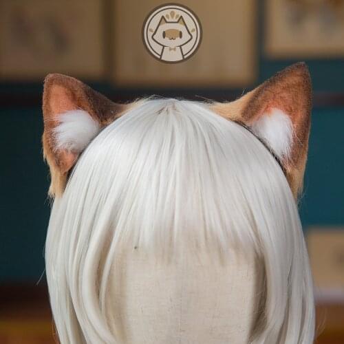 New Arknights Mousse Cosplay Prop Cat Ears Hairhoop for Anime Game Halloween Costume Accessories Handmade Work COS Women Gift