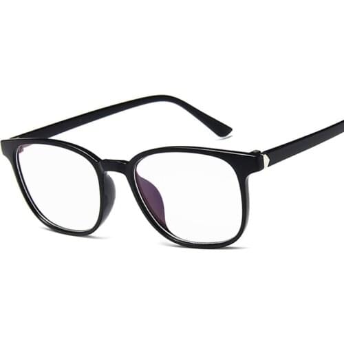 New Vintage Blue Eyeglasses Women Men Retro Eye Glasses Frame for Female Transparent Fake Glasses Female Clear Frame