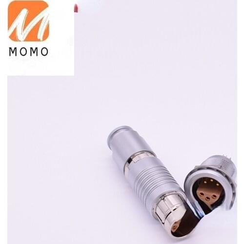 2S series half-moon round connector with 6 solder contacts push pull electrical connectors high mating cycle connector