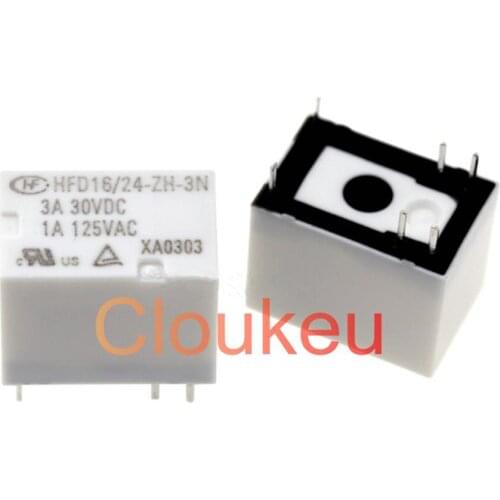 Relay HFD16/05 12 24-ZH-3N 5V 12V 24V 3A 6pin HFD41