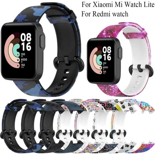 Silicone Strap for Xiaomi Mi Redmi Watch Band Lite Strap Porous Anti-sweat Sport Breathable Strap Buckle Replacement Wrist Strap
