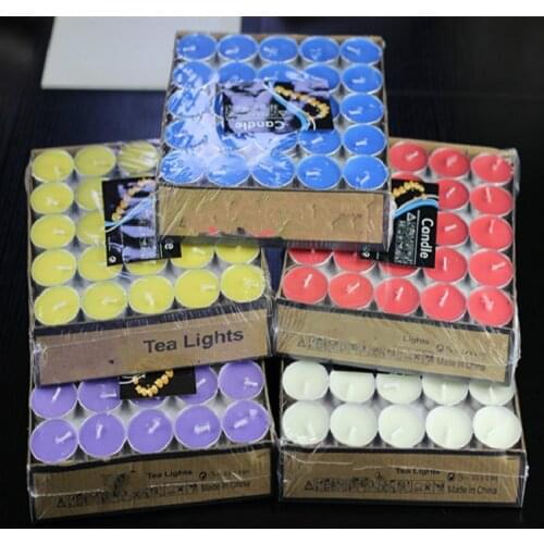 Romantic Scented Birthday Weddings Candles Colorful Tea Light Love Flameless Candle DIY Wedding Centerpieces Birthday Decoration