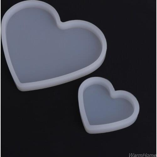 Silicone Mold Heart Shape Epoxy Resin DIY Jewelry Making Crafts Cake Decorations F06 21 Dropshipping