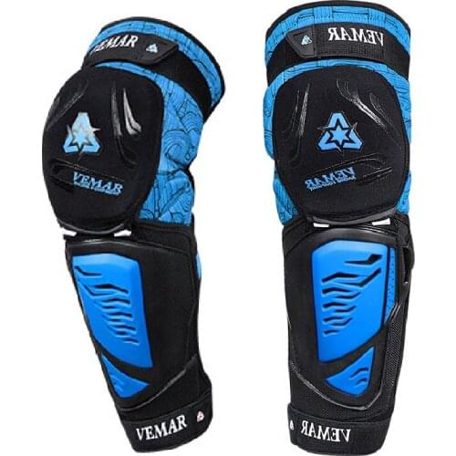 Blue Motorcycle Knee Pads Motorbike Aramid Motocross Equipment Motos Racing Body Armor Gurads Protect Gears Knee Pads For Summer