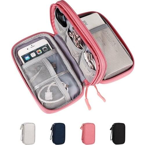 Cable Bag Organizer Wires Charger Digital Usb Gadget Portable Electronic Earphone Case Zipper Storage Pouch Accessories