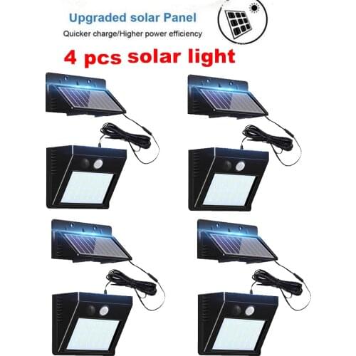 30 LED Solar lamp Sensor solar Powered Panel LED Street Light Outdoor Garden Path Spot Wall Emergency Lamp luminariaoptional sep