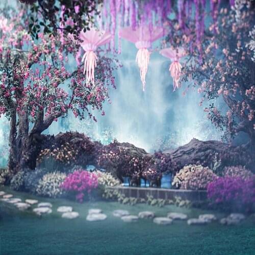 Vinyl Photography Background Computed Printed Vintage Castle Outdoor Children Dream Backgrounds for Photo Studio CM-7168