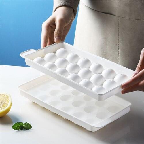 Whisky Creativity Round Ice Ball Mold Maker Summer Plastic Large Ice Cube Mold DIY Ball Shaped Mould For Wine Drinks