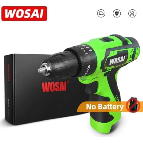 WOSAI MT Series Bare Only 16V Cordless Drill 36NM Impact Electric Drill Screwdriver 3 Function / Steel / Wood / Masonry Tool