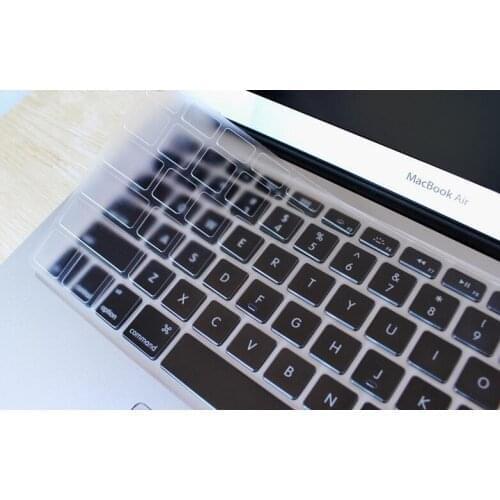 XSKN for A1932 new Macbook Air 13 inch with Touch ID (2018+) Ultra Thin Clear Keyboard Cover Protector Soft TPU Skin, US Layout