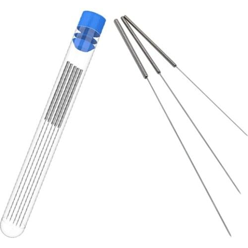 10Pcs/set Stainless Steel Nozzle Cleaning Needle 0.2/0.25/0.3/ 0.35/0.4/1mm 3D Printer Special Drill Cleaner stainless needle