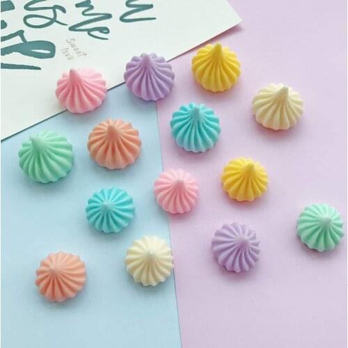 10 pcs cream dessert/miniatures food/cute candy/fairy garden gnome/moss terrarium decor/bonsai/figurine/doll house/diy supplies