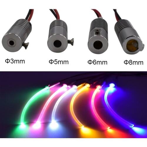 20 X Most popular DC12V input 2W small size fiber optic illuminator for car fiber optic star lighting decorations free shipping