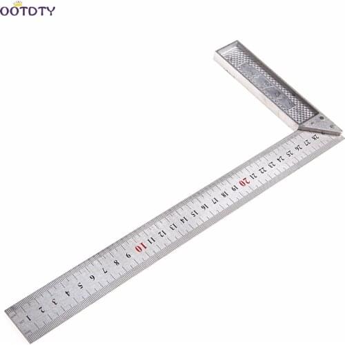 30cm Portable Stainless Steel Right Measuring Angle Square Ruler-25