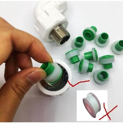 50pcs 20/25mm Plugging Internal Tooth Pad, Sealing Ring, Angle Valve Leading Silk Pad, Ppr Free Raw Material With Rubber Pad