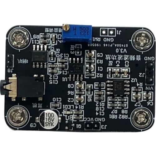 Audio Filter Power Amplifier Module Audio Amplifier Signal Conditioning Onboard 4th Order Bandpass Filter