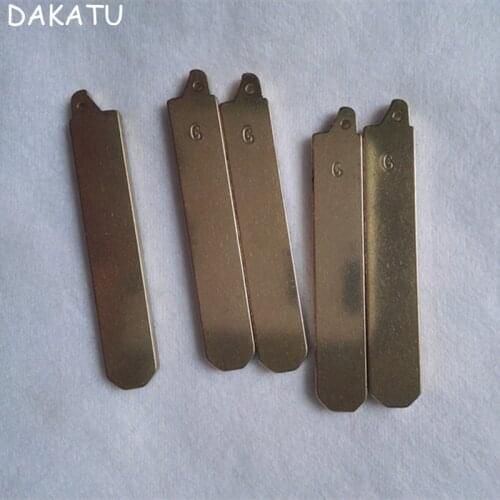 DAKATU Blank Remote Key Blade NO.117 For Honda Accord Crider Modified Flip Remote Key Blade with G words