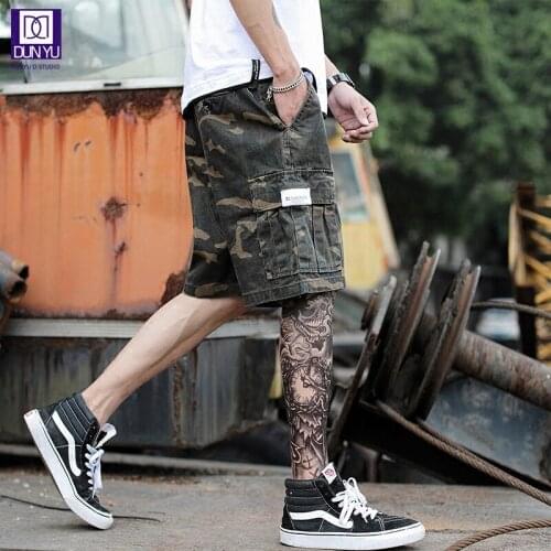 Cotton Military Men Shorts Summer Bermuda Hip Hop Clothing Men Casual Shorts Bermuda Masculina