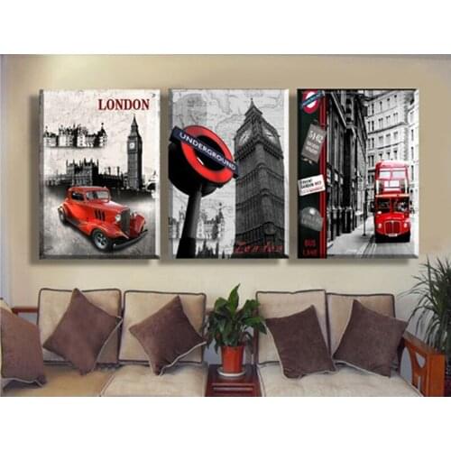 Crafts Sticker 5diy diamond painting London City Scenery car wedding decoration cross stitch diamond embroidery needleworkZP-720