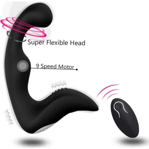 Prostate Massager For Men Silicone 7 Mode Erotic Anal Vibrator Butt Plug Male Masturbator For Adult Sex Toy Stimulate