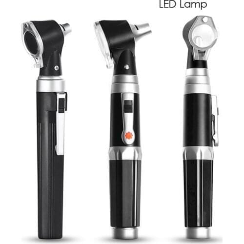 Medical Professional Otoscopio LED Bulb Diagnostic Medical Otoscope Set Home Physician With 8 Tips For Adult Kid Ear Care Tool