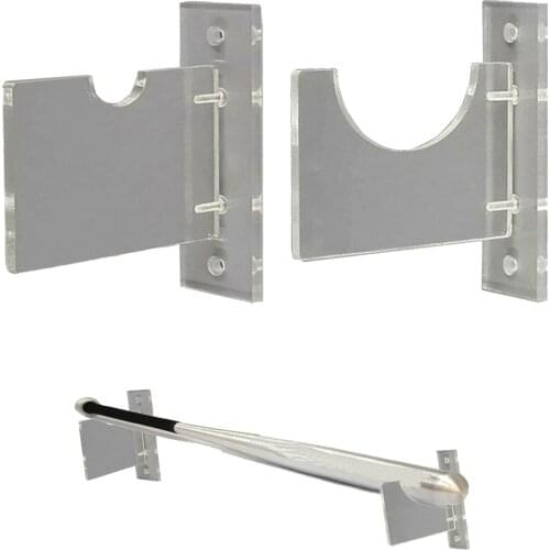 Wall Mount Horizontal Baseball Bat / Wall Mount Acrylic Holder / Bat Brackets
