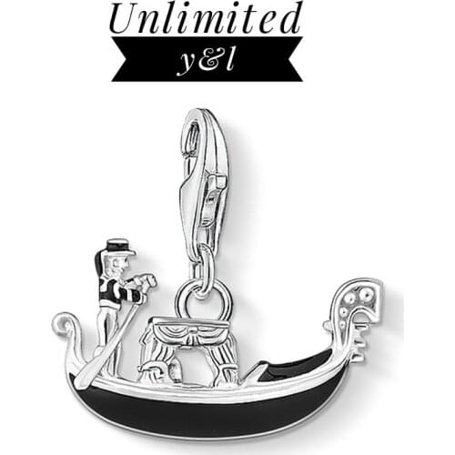 Charm Pendant Venice Gondola Thomas Accessories Good Jewelry For Women Men 2020 Romance Gift In 925 Sterling Silver Fit Bracelet