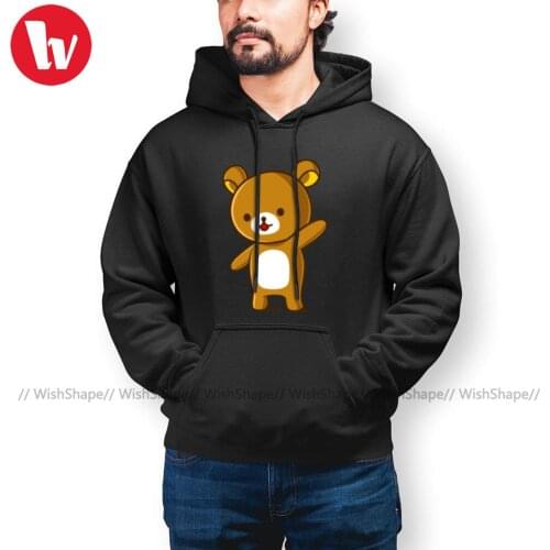 Popular Rilakkuma Hoodies Rilakkuma Hoodie Cotton Outdoor Hoodies Long Autumn Pullover Hoodie XL