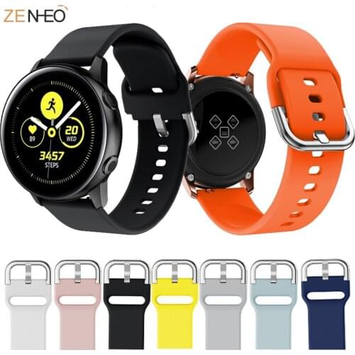 ZENHEO for Samsung Galaxy Watch Active Active 2 40/44mm sport bracelet watchband 20mm Watchstrap for Samsung active2 3 42mm band