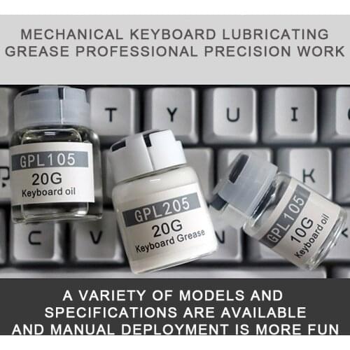Switches Lube Grease Oil GPL105/205 For DIY Mechanical Keyboard Keycaps Switch Stabilizer Lubricant For GK61 Anne Pro 2