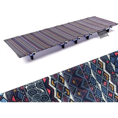 Outdoor Portable Folding Bed Single Person Camping Cot 330LB Bearing Weight Compact Outdoor Picnic Camping Equipment
