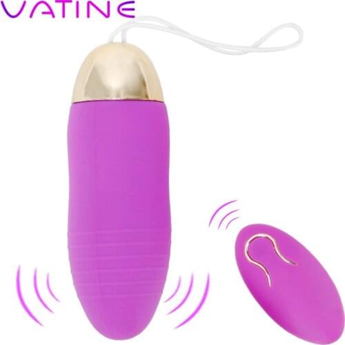 VATINE 10 Speed Clitoris Stimulator Remote Control Powerful Bullet Vibrator Vibrating Egg Sex Toys for Women Vaginal Ball